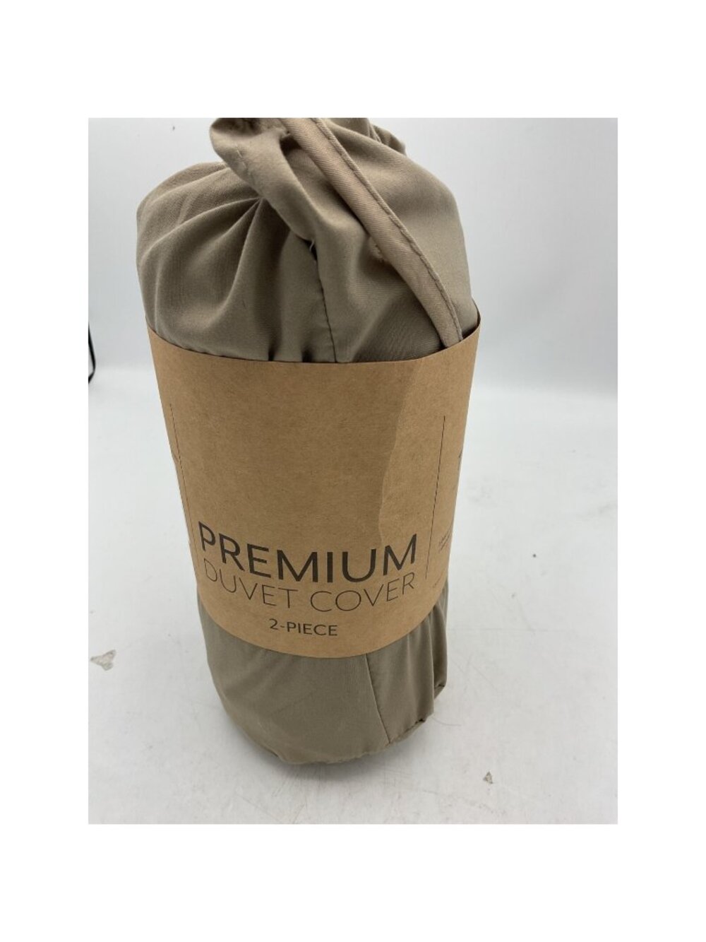 Premium Duvet Cover Set 2 Pcs Twin/Twin XL Taupe Browm